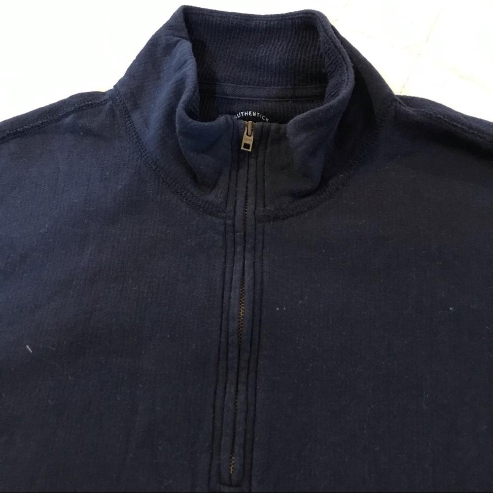 🚤J Crew Navy Zip Lightweight Sweatshirt